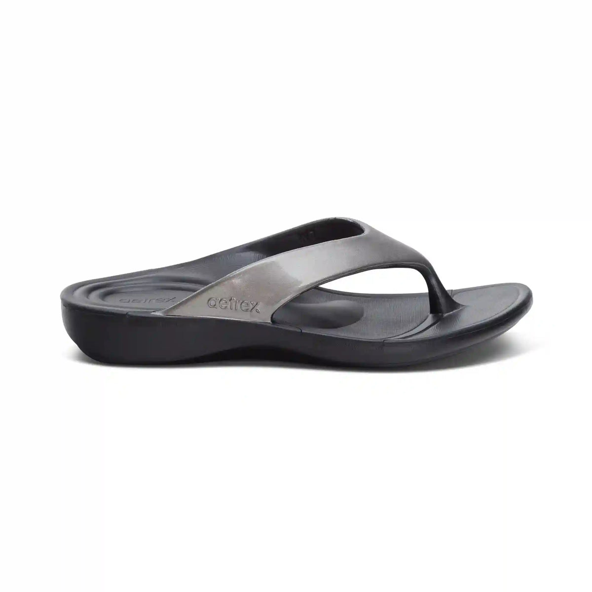Maui Orthotic Women's Flips - Pewter Metallic