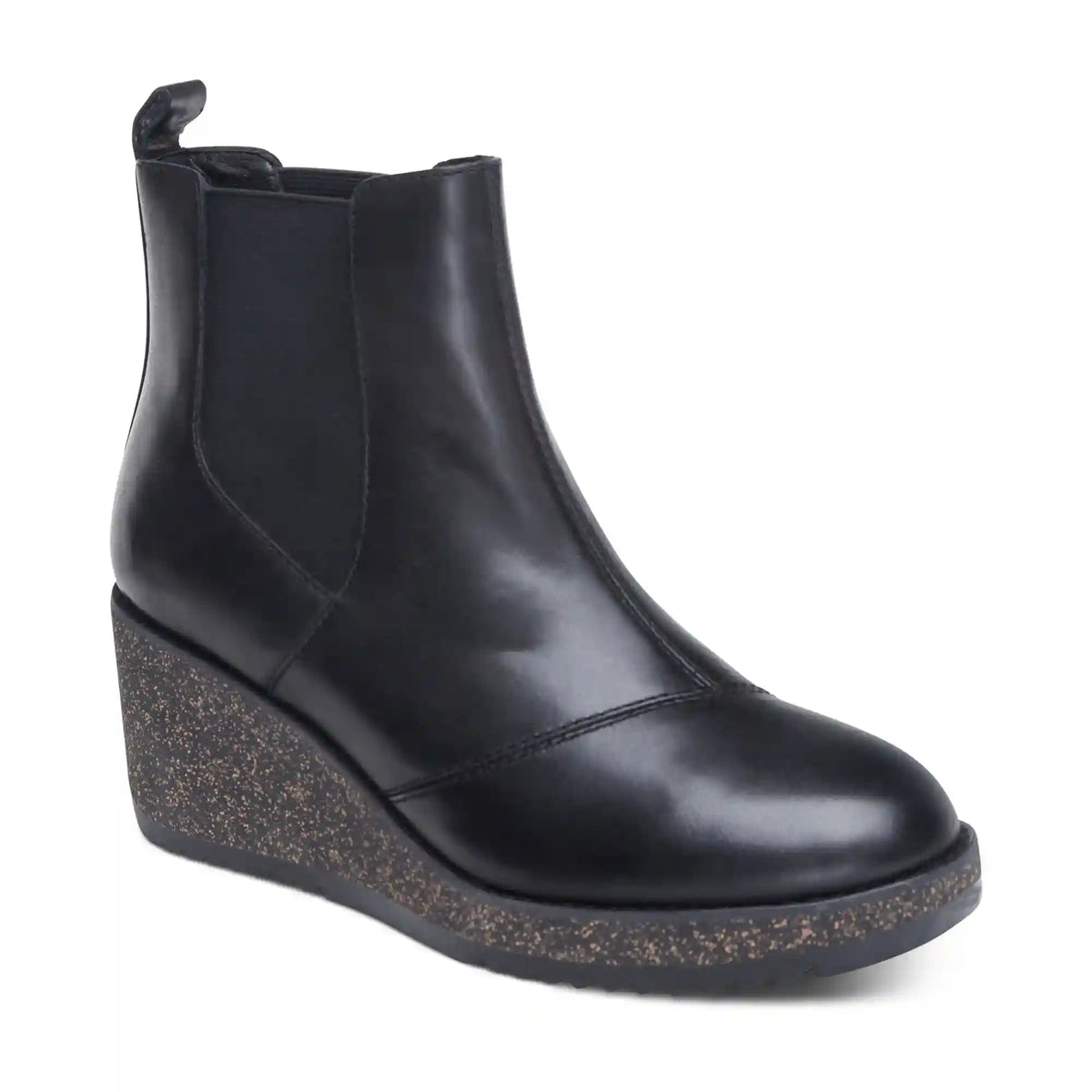 Dawn Wedge Boot - Black