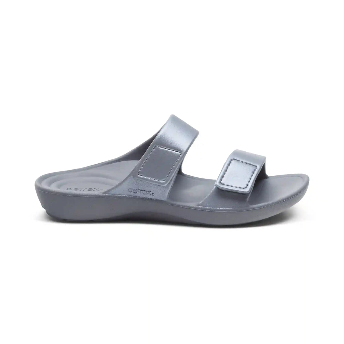 Kaia Two Band Slide - Pewter
