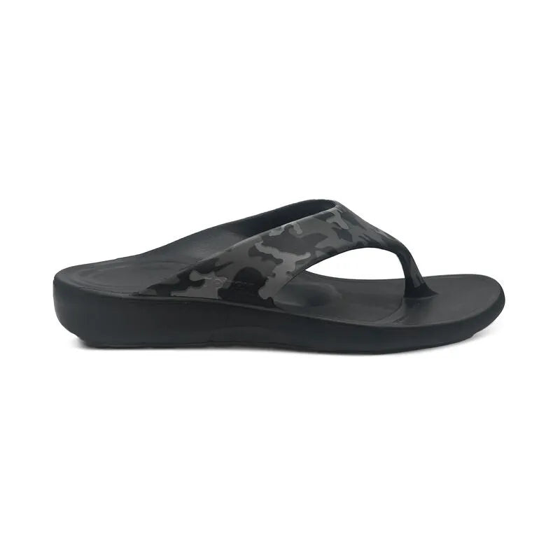 Maui Orthotic Men's Flips - Charcoal Camo