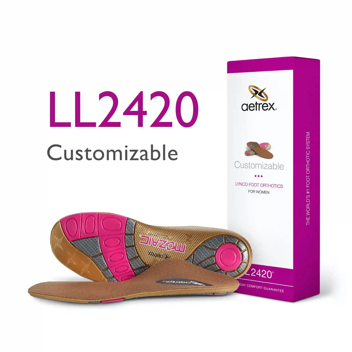 First Generation Women's Customizable Posted Orthotics